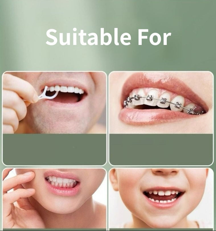 Mini electric dental irrigator, portable teeth cleaning mini water flosser, tartar removal, oral hygiene