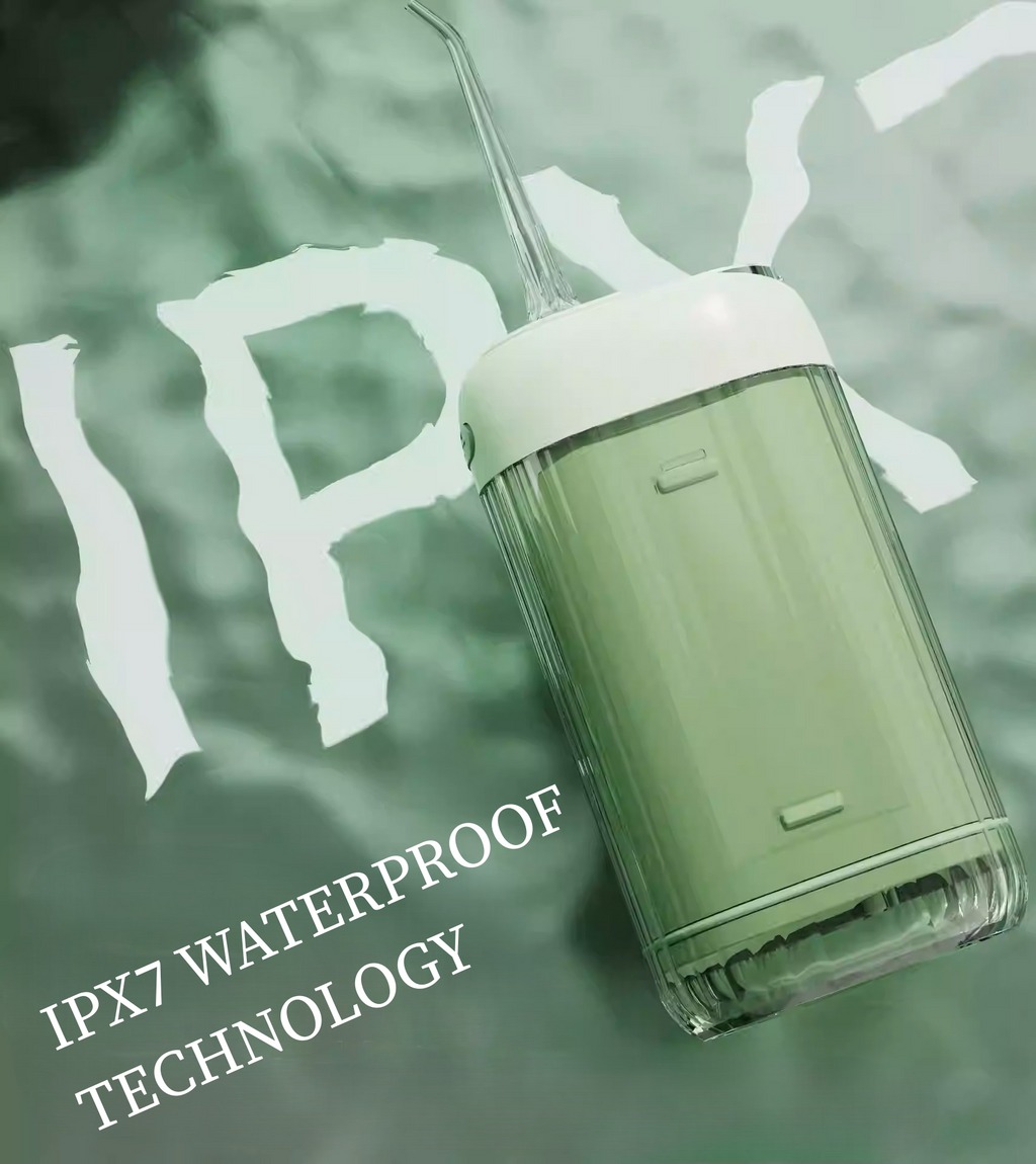 Mini electric dental irrigator, portable teeth cleaning mini water flosser, tartar removal, oral hygiene